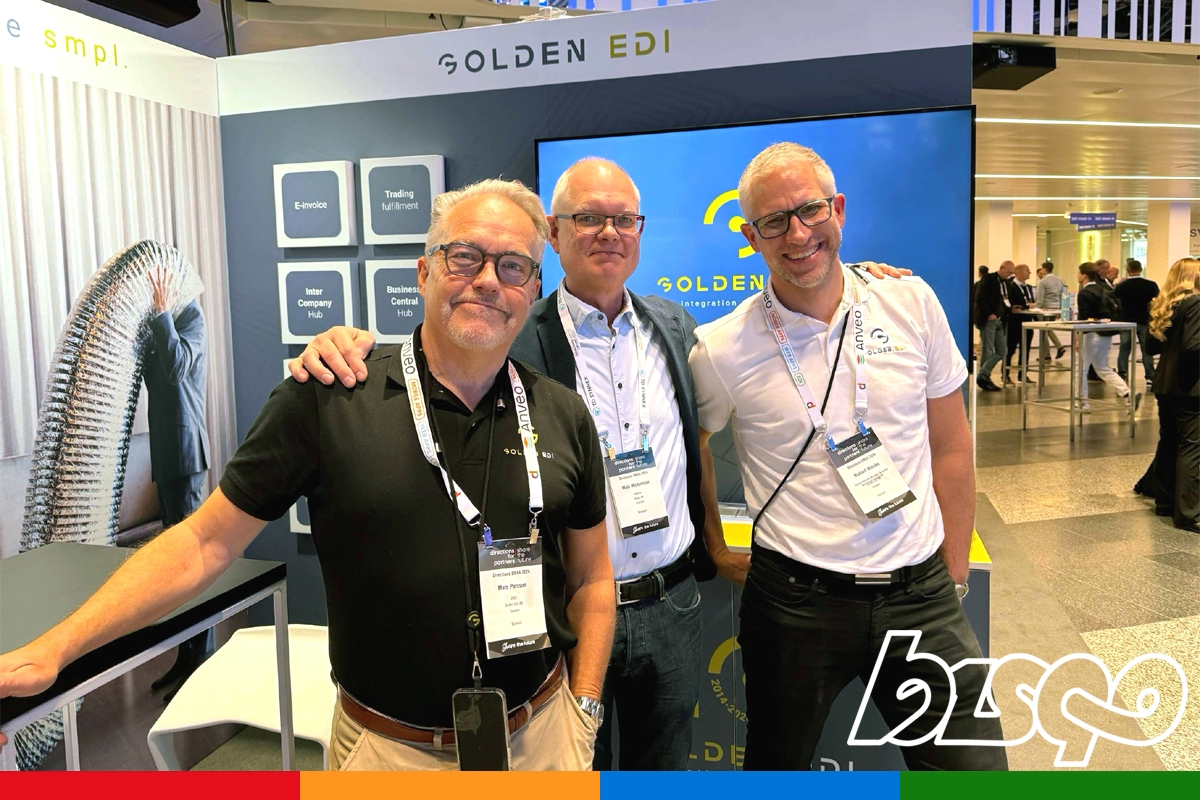 Bisqo träffar Mats Persson och Rikard Alstråhle från partnerbolaget Golden EDI på Directions
