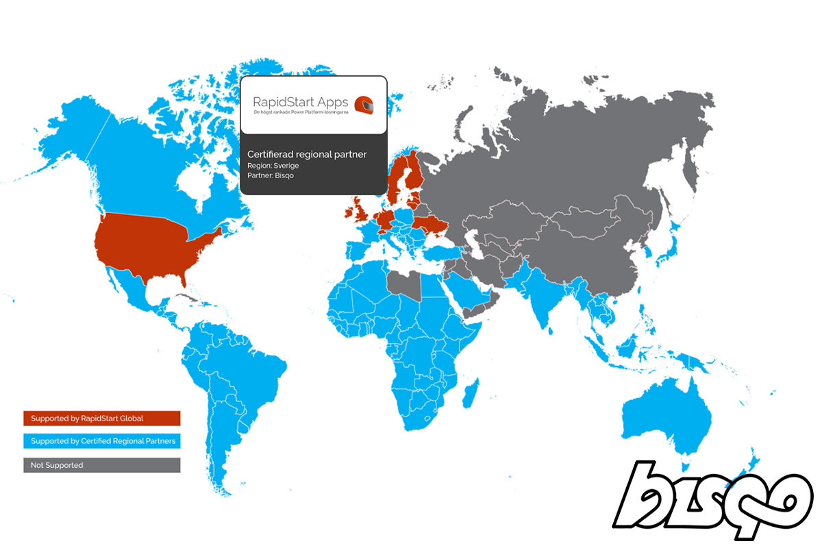 RapidStart Partner map