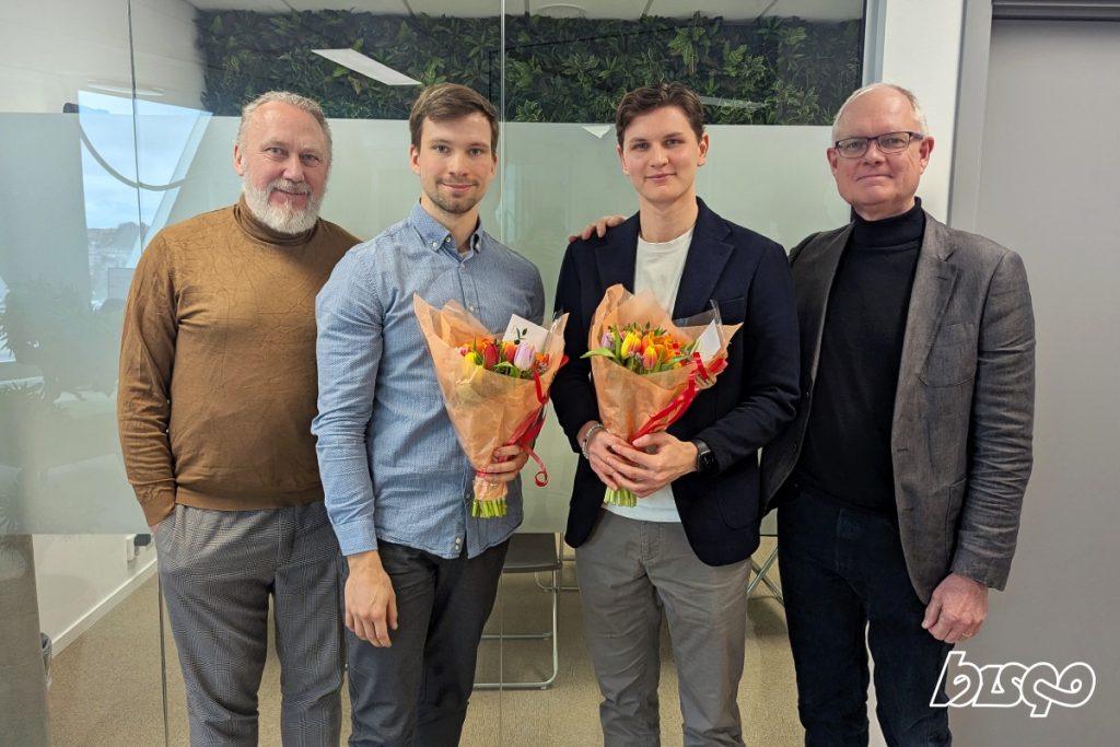 Praktikanter på Bisqo