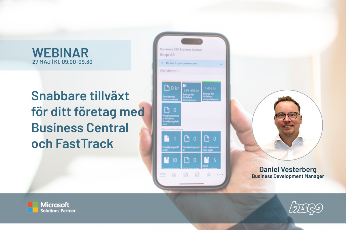 Bisqo webinar Business Central